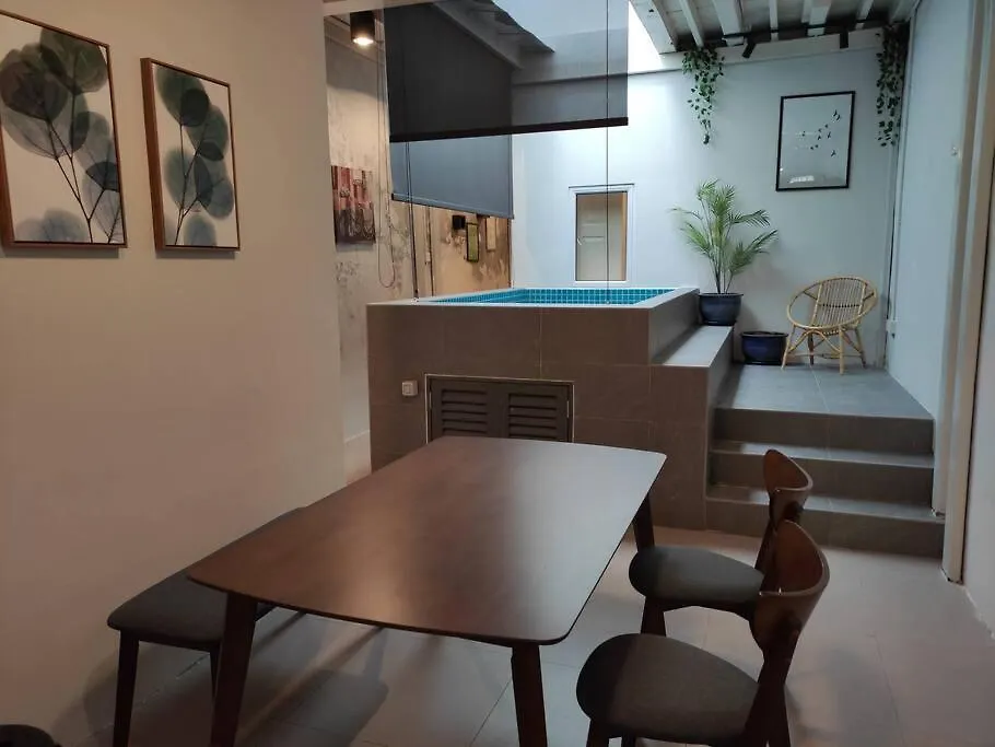 Tatil Evi Heritage House 2Br With Dipping Pool In Town Walkto Street Art 47 George Town Malezya